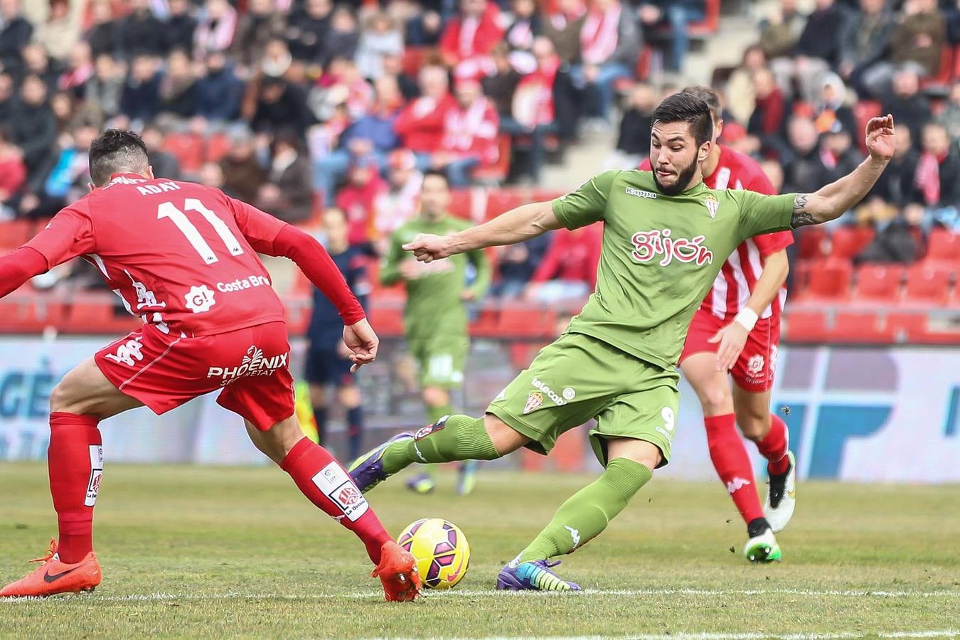 Las mejores imágenes del Girona 0 - 0 Sporting