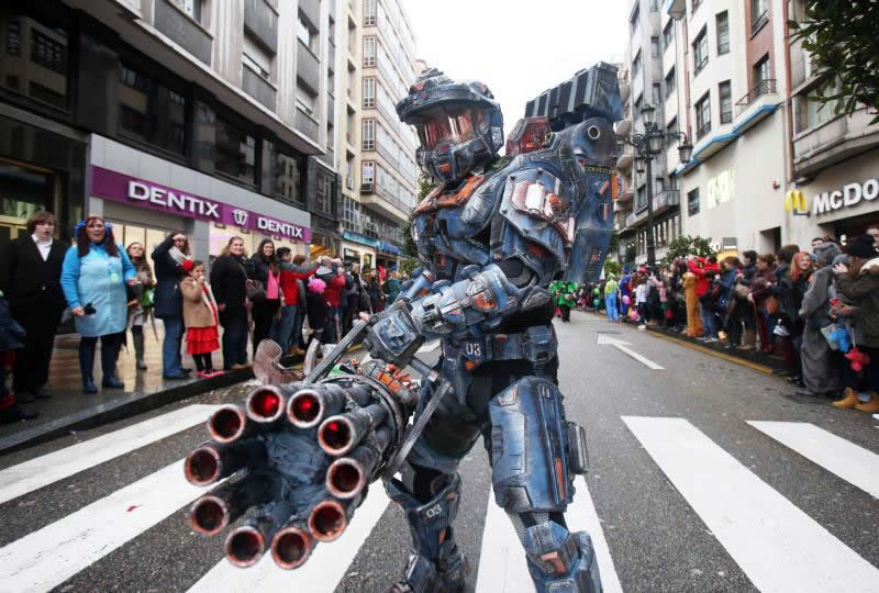 Desfile de Antroxu en Oviedo