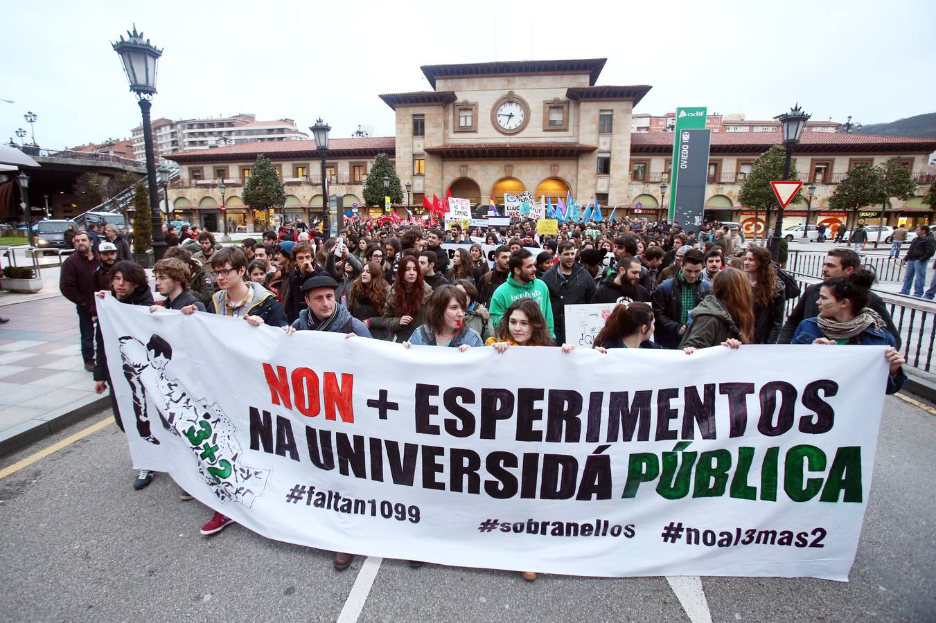 Los estudiantes, contra el decreto 3+2