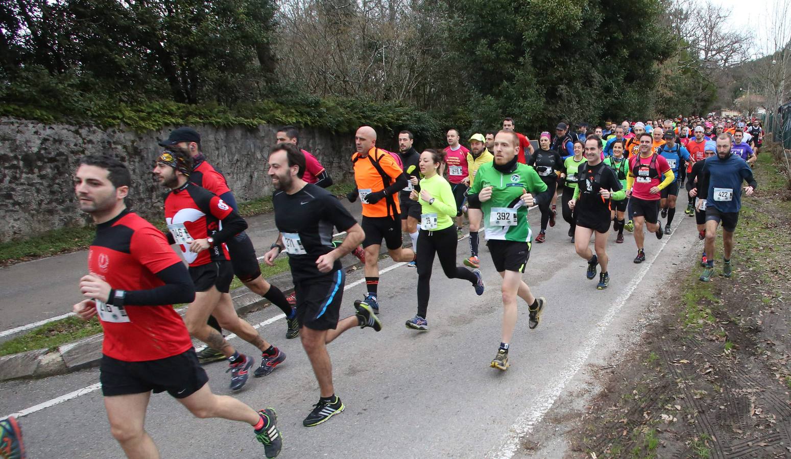 La Gijón Trail reúne a 450 atletas en Deva