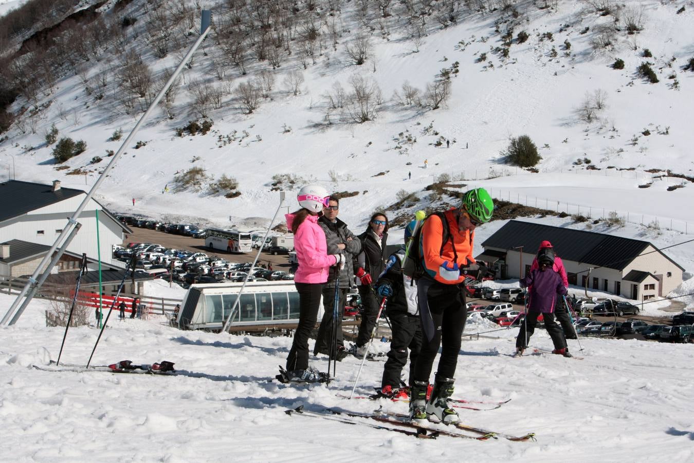 Día perfecto para disfrutar de la nieve en Asturias