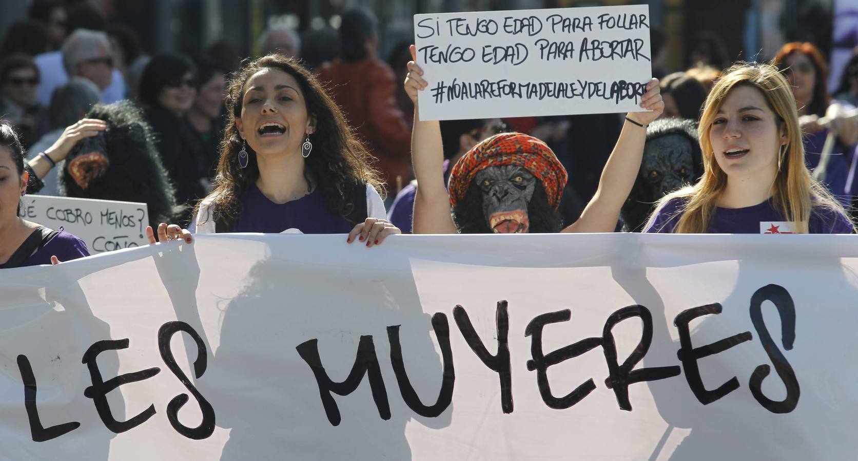 Manifestación del Día de la Mujer en Gijón