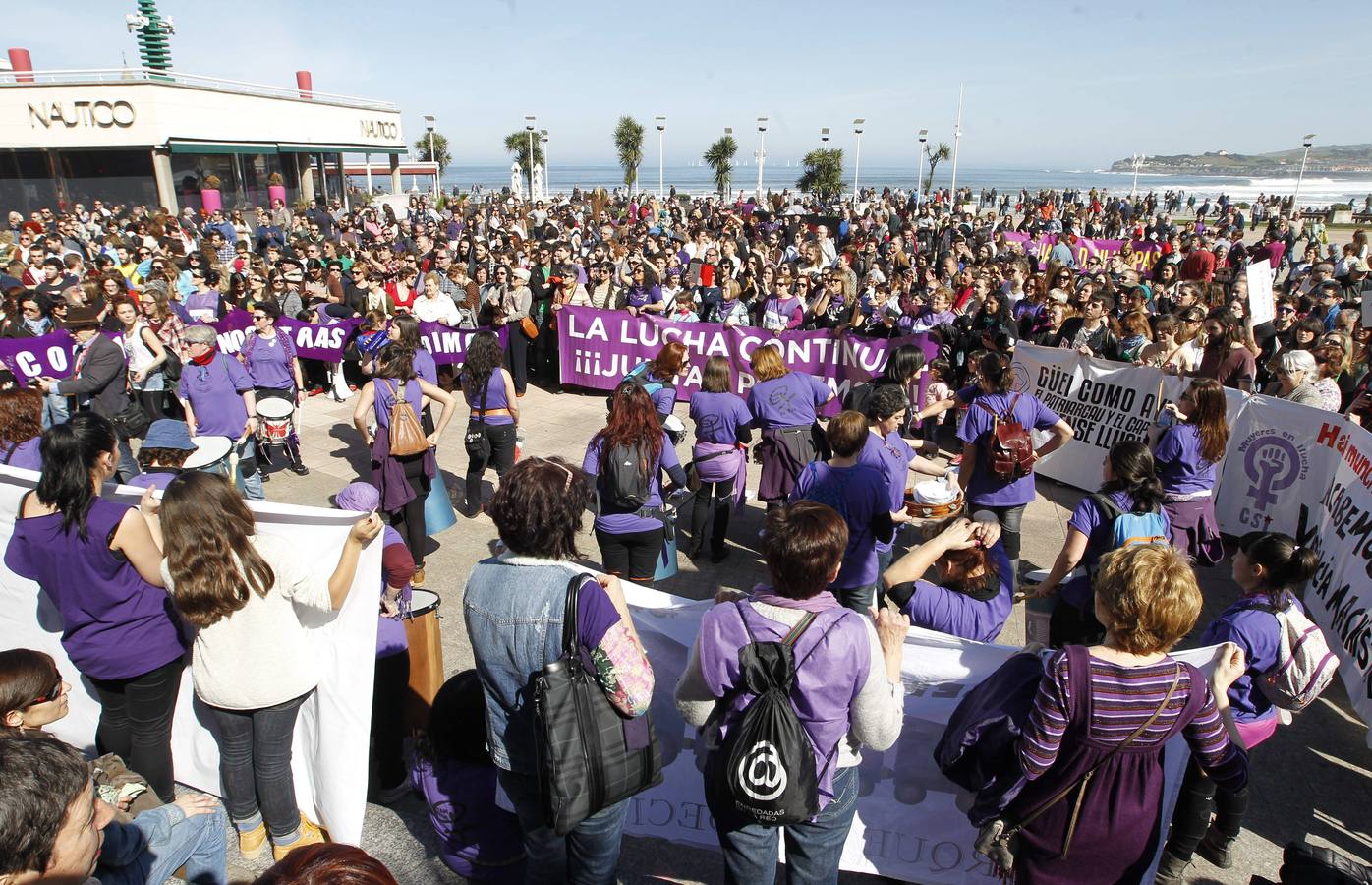 Manifestación del Día de la Mujer en Gijón