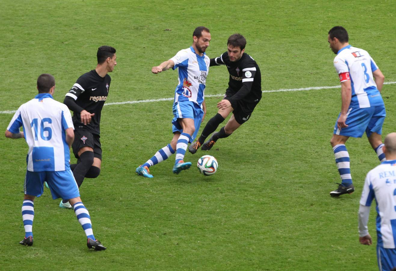 El Real Avilés cae en casa ante el Racing de Ferrol