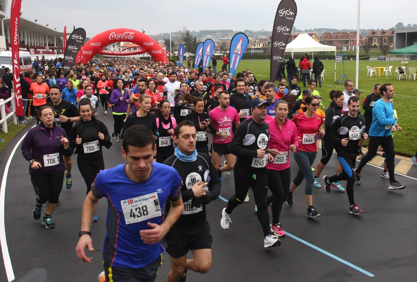 Multitudinaria carrera del Grupo