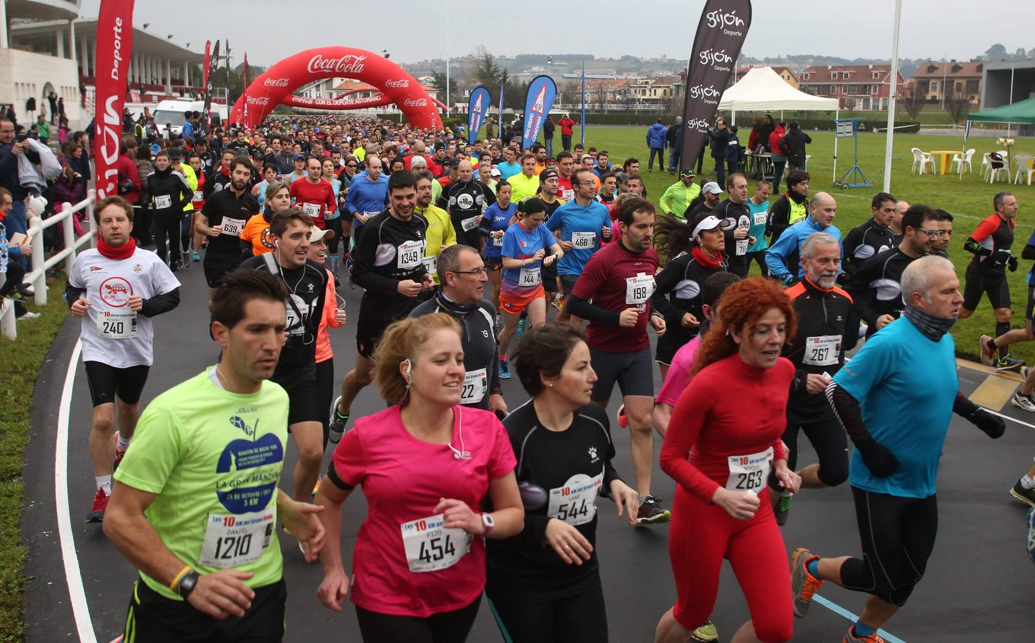 Multitudinaria carrera del Grupo