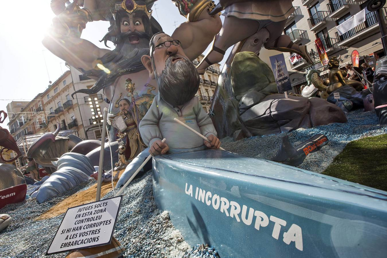 Los ninots de los políticos