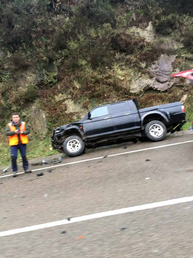Dos heridos en un accidente en Cangas de Onís