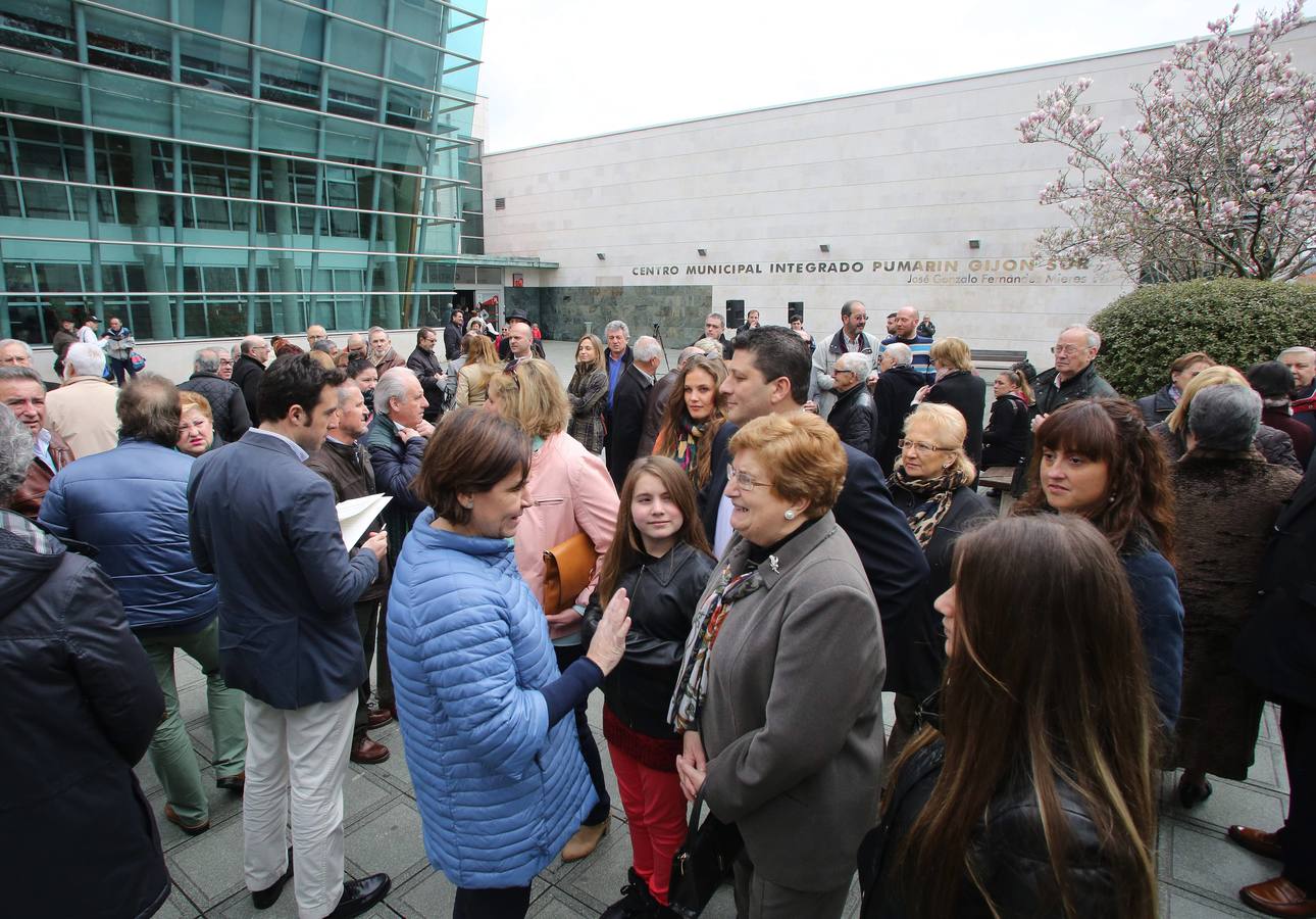 El Centro Municipal Integrado Pumarín Gijón-Sur ya lleva el nombre de José Gonzalo Fernández Mieres