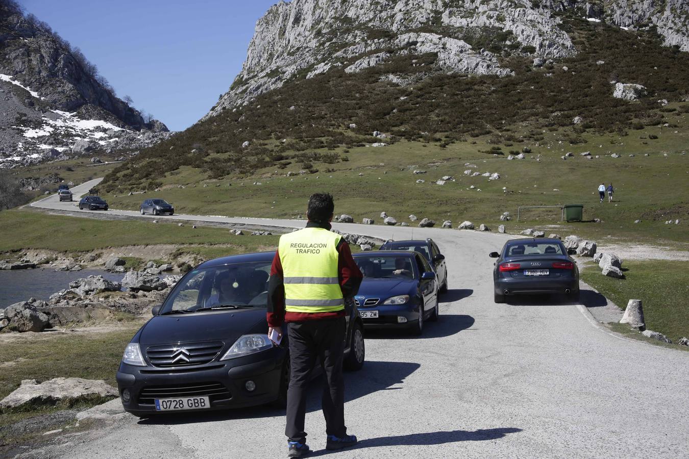 Los Lagos de Covadonga, de bote en bote por Semana Santa