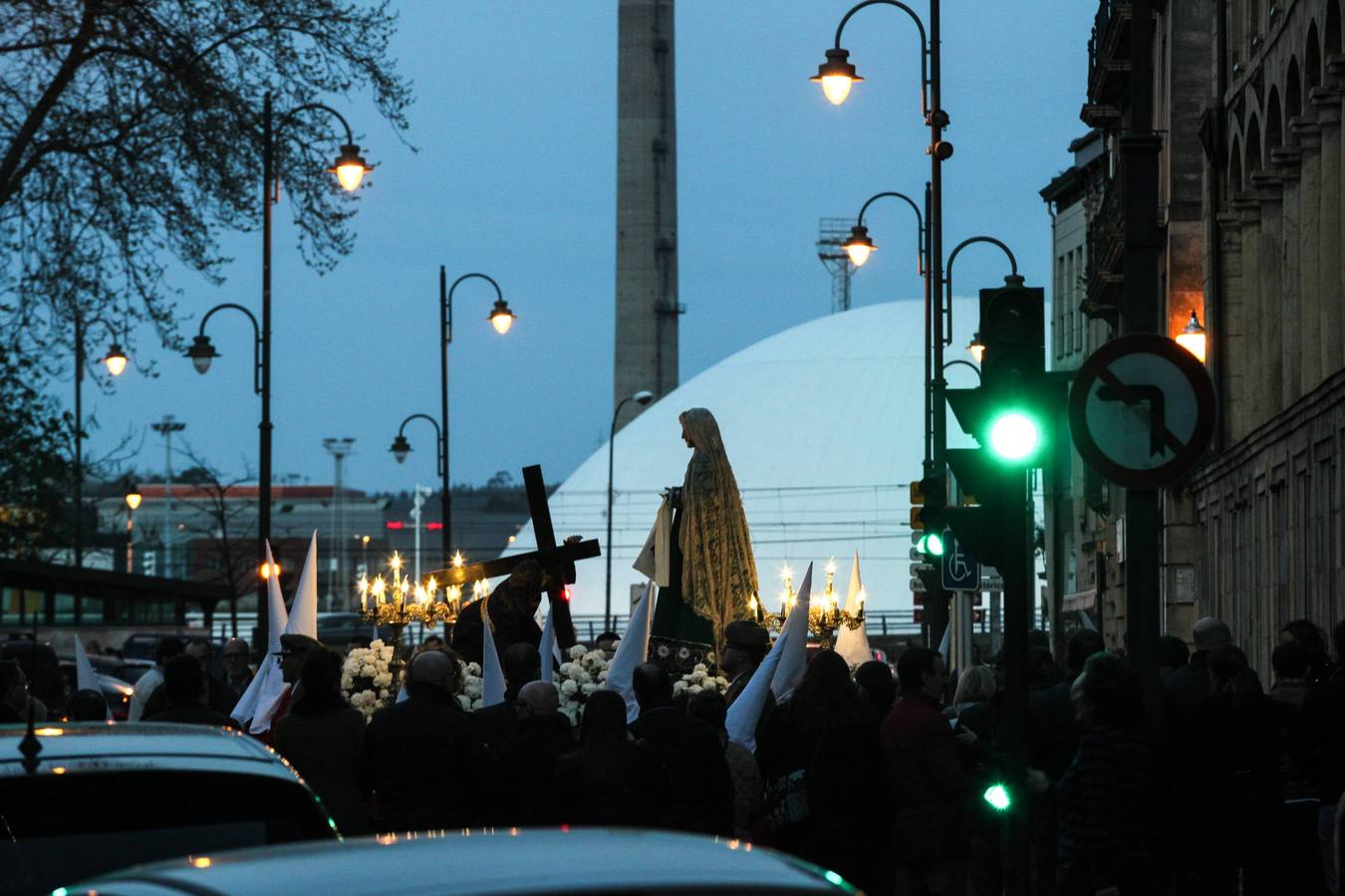 Procesión del Silencio, en Avilés