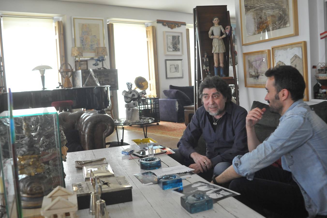 Joaquín Sabina y Juanma Castaño, cara a cara