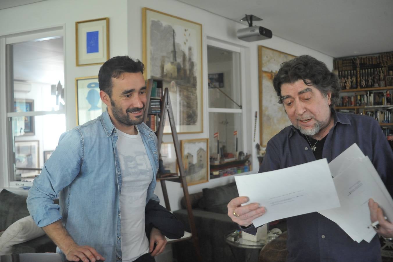 Joaquín Sabina y Juanma Castaño, cara a cara