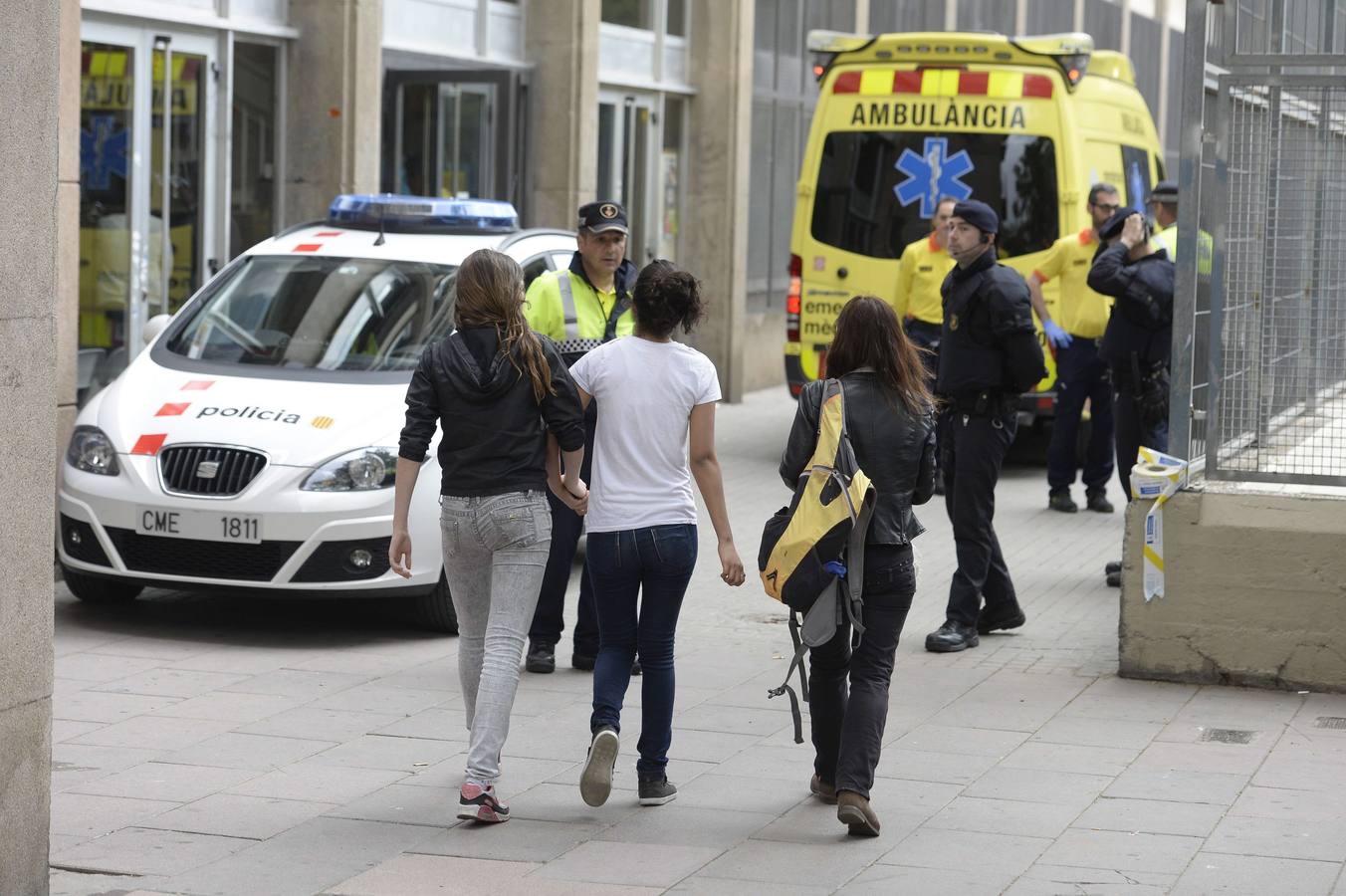 Conmoción en un instituto de Barcelona