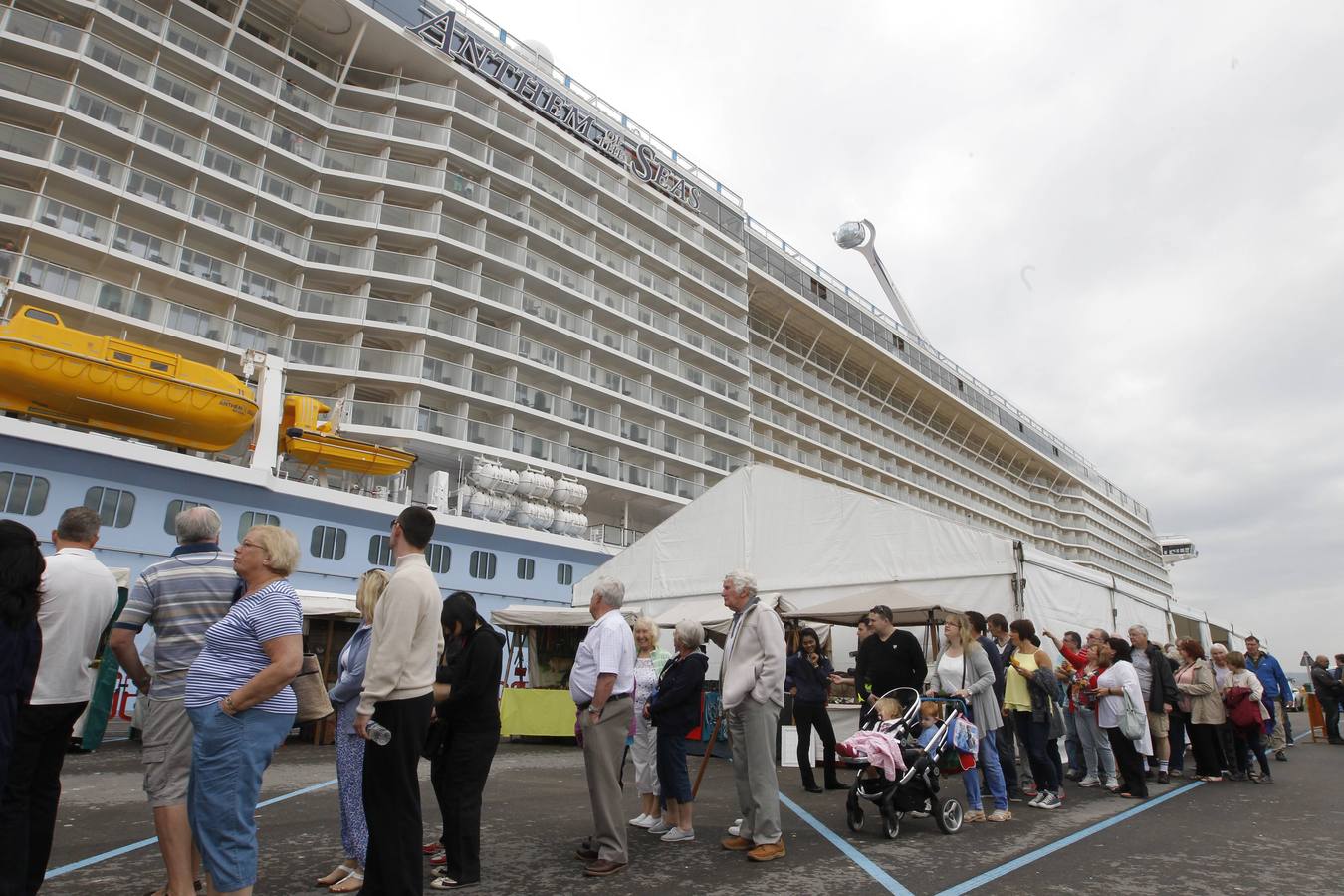 El Anthem of the Seas llega a Gijón