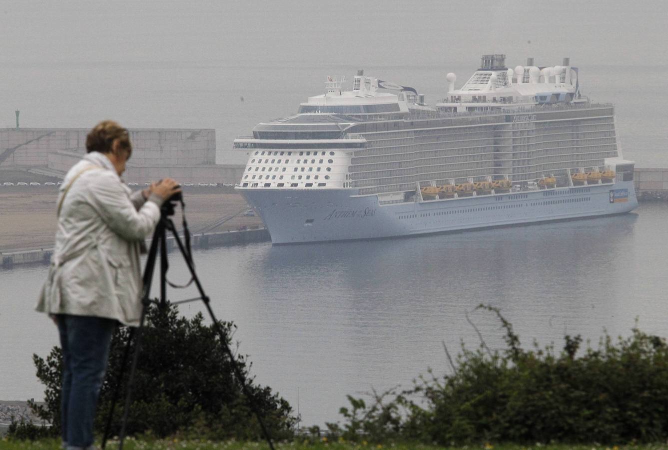 El Anthem of the Seas llega a Gijón