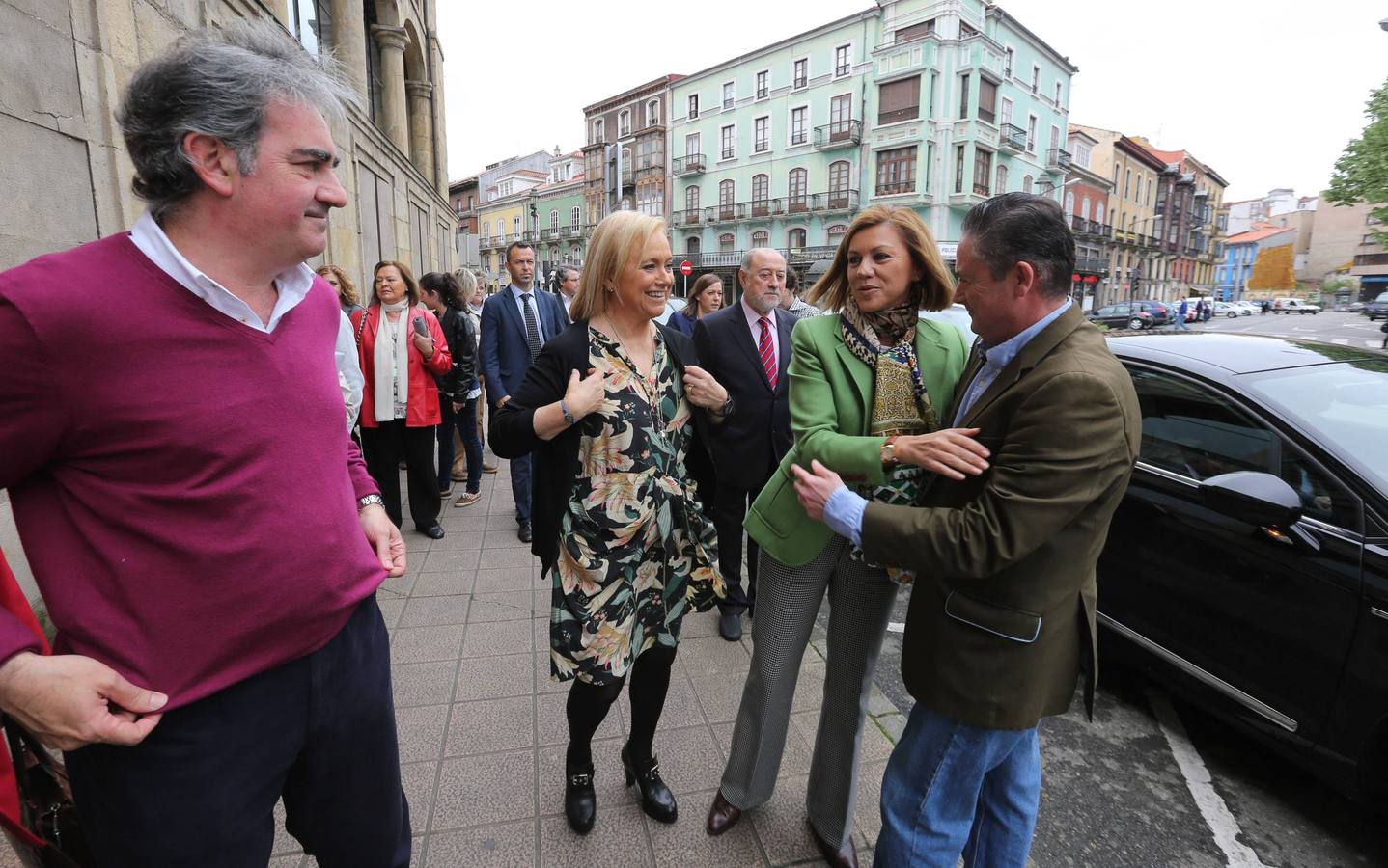 Cospedal participa en un mitin del PP en Avilés