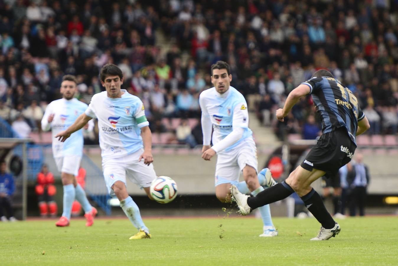 Las mejores imágenes del Compostela 1 - 1 Real Oviedo