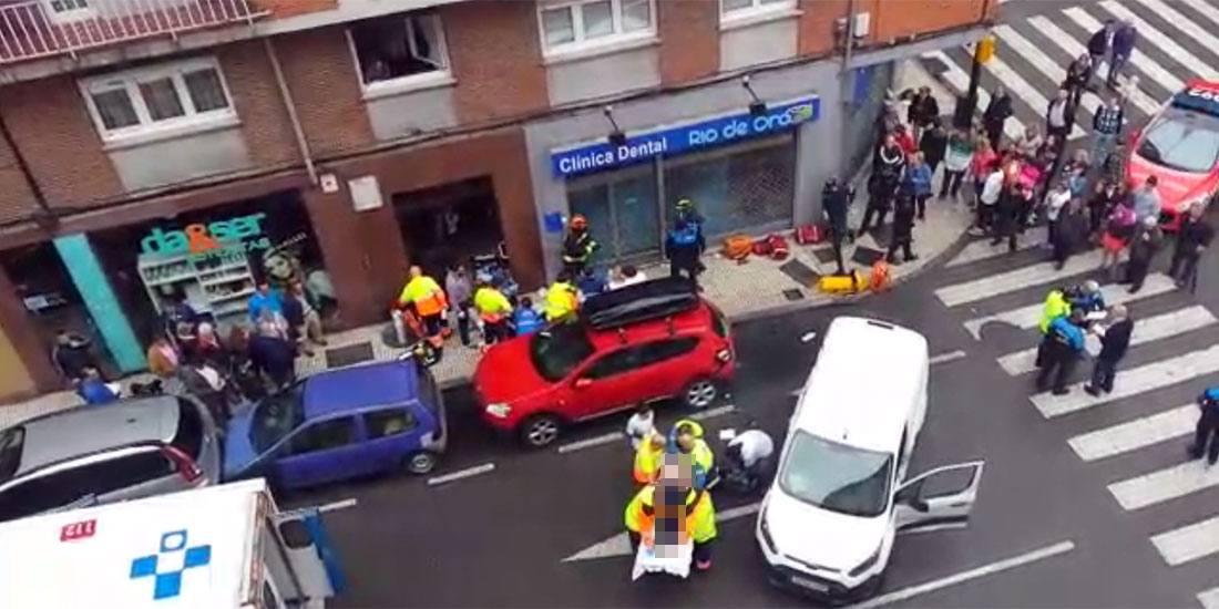 Tres fallecidos en un atropello en El Llano, Gijón