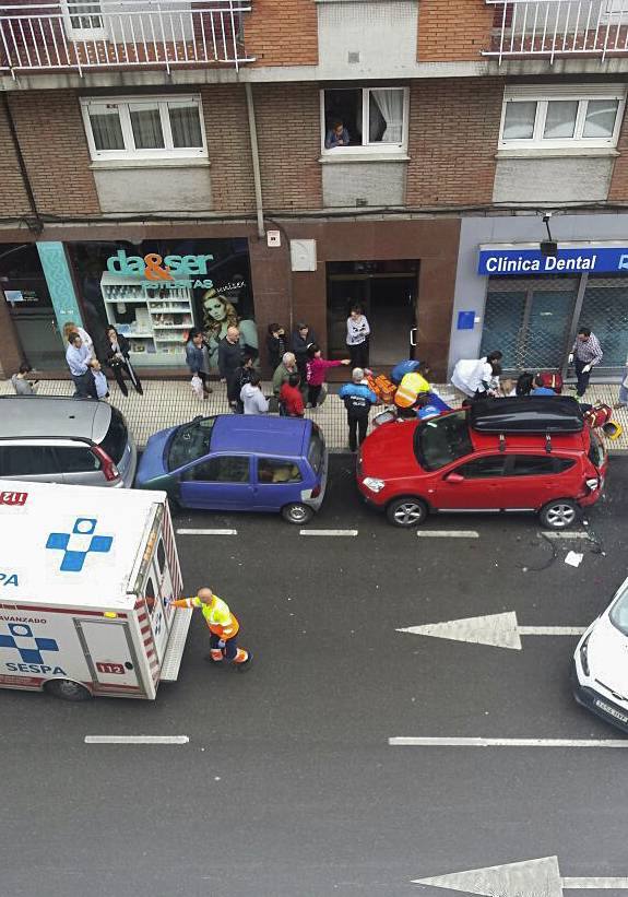 Tres fallecidos en un atropello en El Llano, Gijón