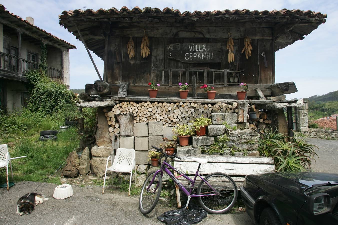 Un hórreo en Colunga.