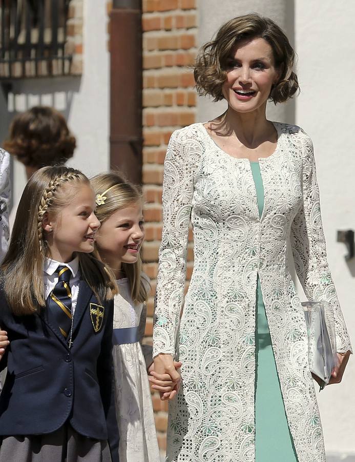 La primera Comunión de la princesa Leonor