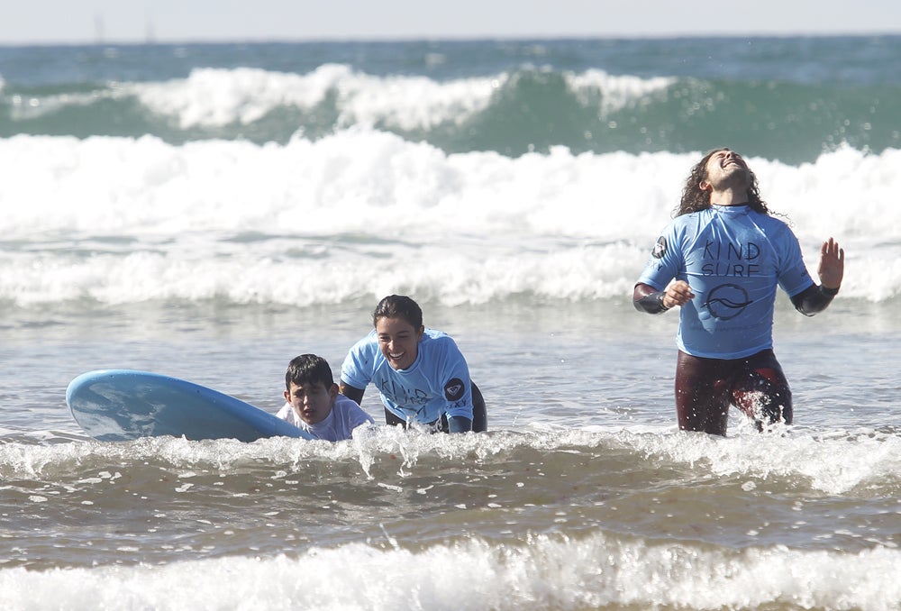 La sensación de bautizarse con olas