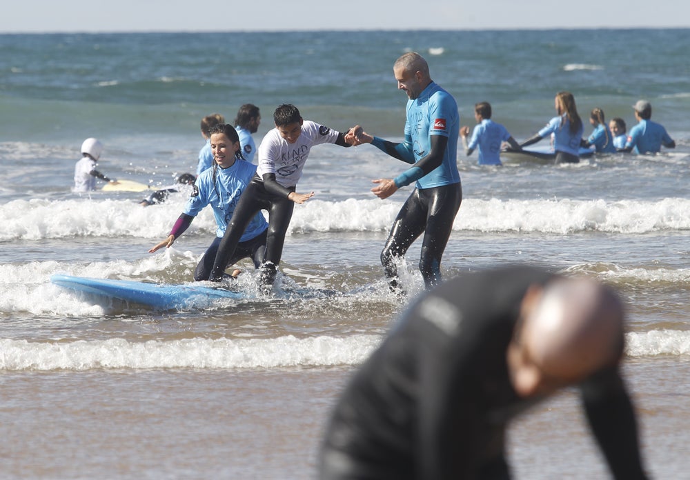 La sensación de bautizarse con olas