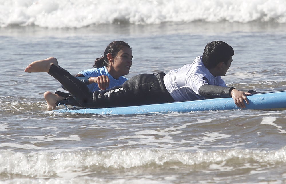 La sensación de bautizarse con olas