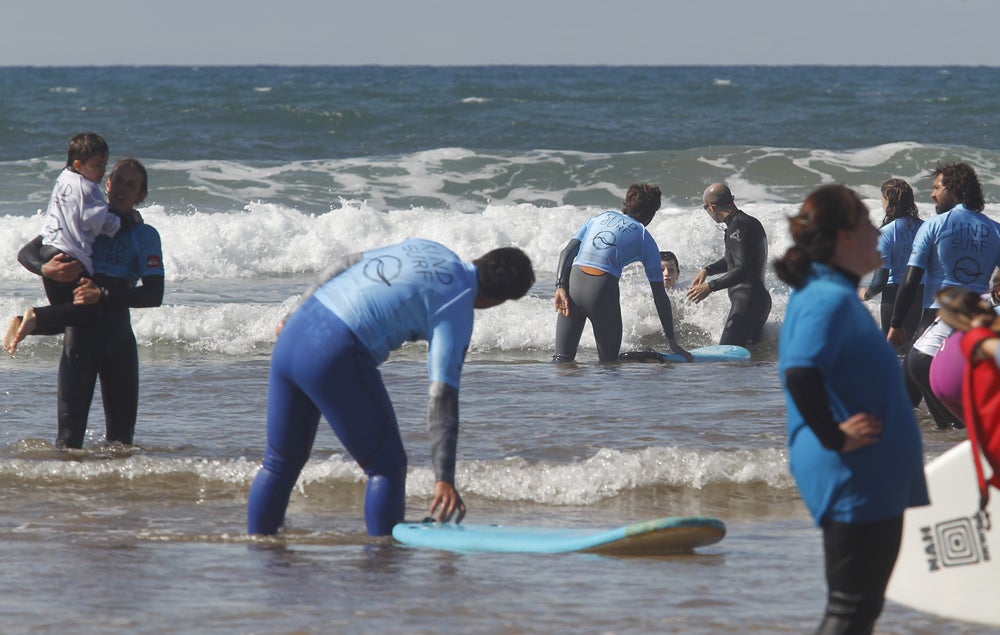 La sensación de bautizarse con olas