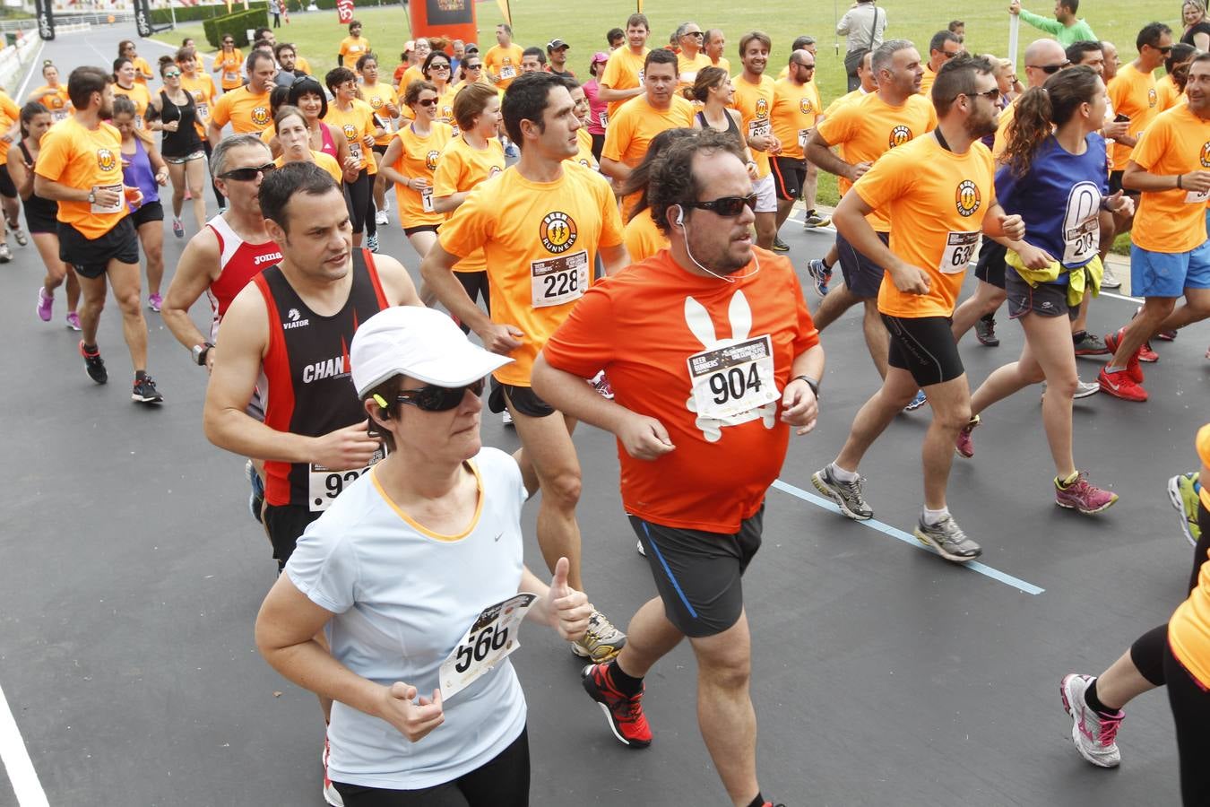 La carrera que acaba con unas cervezas