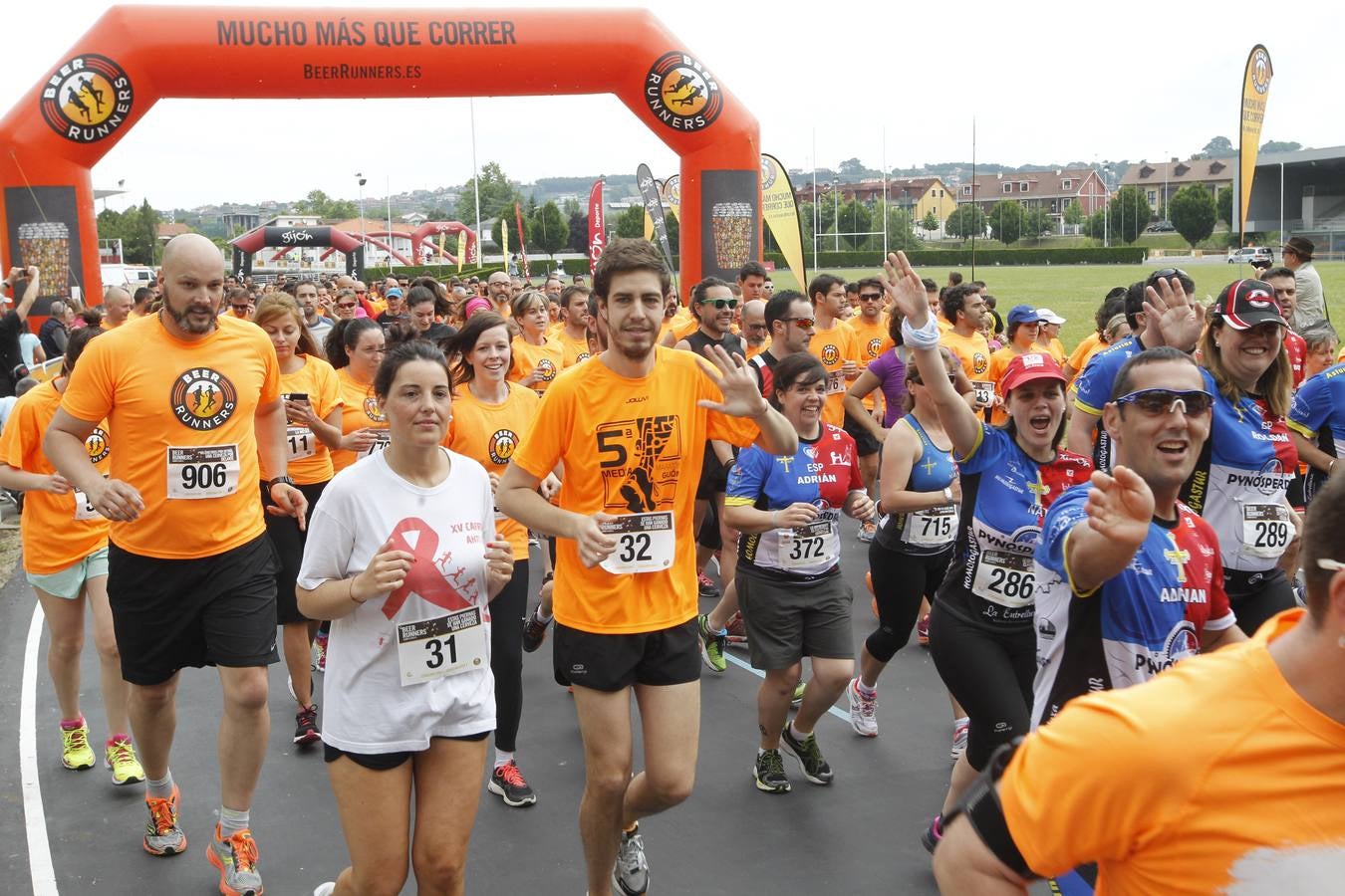 La carrera que acaba con unas cervezas