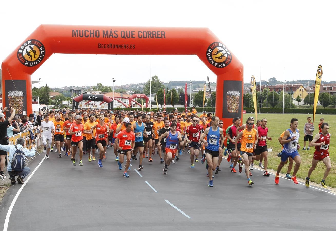 La carrera que acaba con unas cervezas