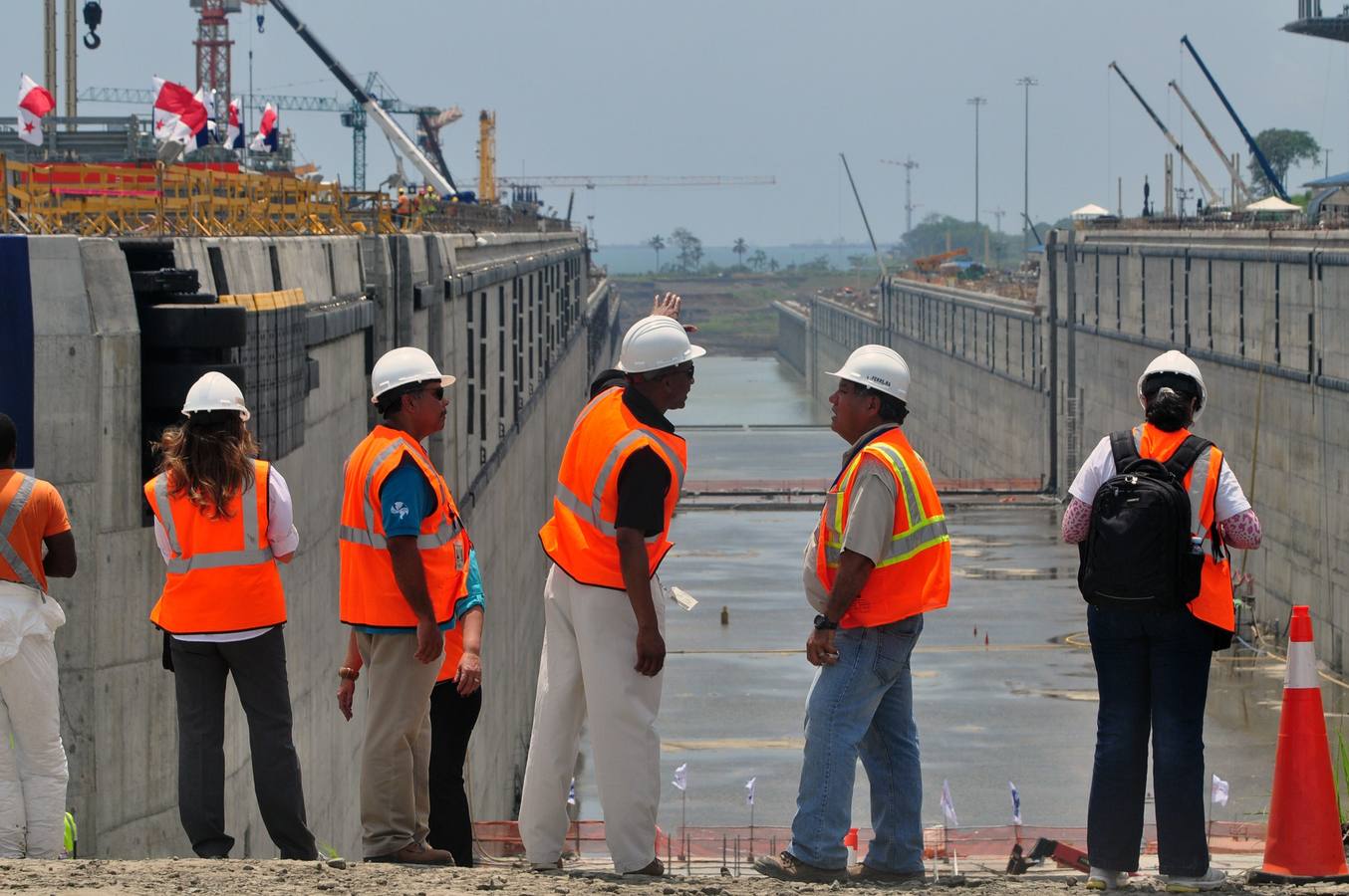 Primeras inundaciones en la expansión del Canal de Panamá