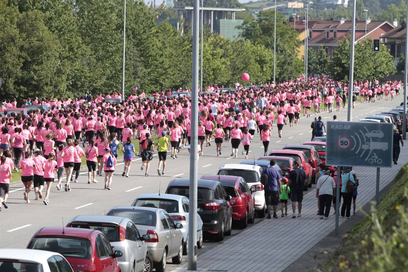 Las mejores imágenes de la Carrera de la Mujer en Gijón