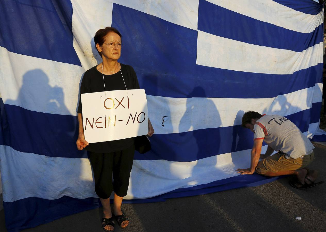 Cerca de 17.000 personas se manifestan a favor del &#039;No&#039; en el referéndum en Grecia