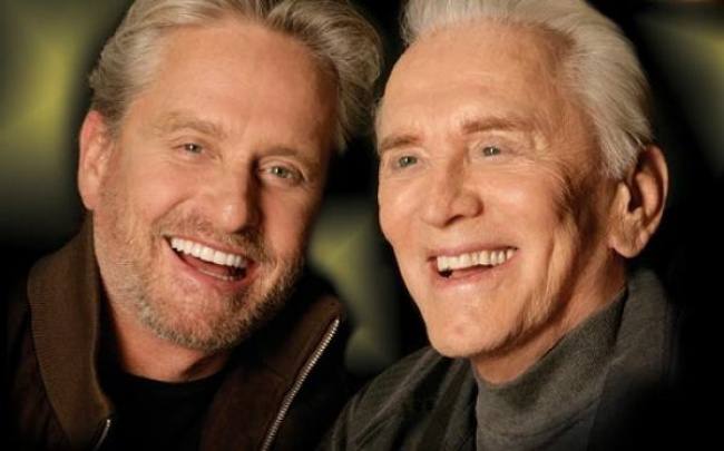 Michael Douglas y Kirk Douglas