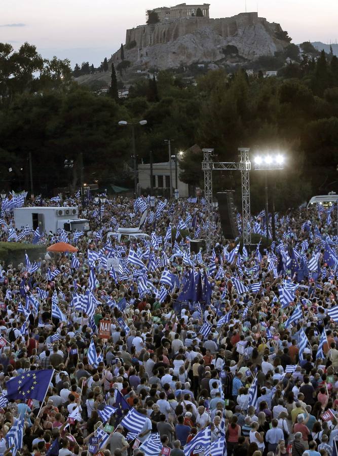 El &#039;sí&#039; y el &#039;no&#039; se juntan en Atenas