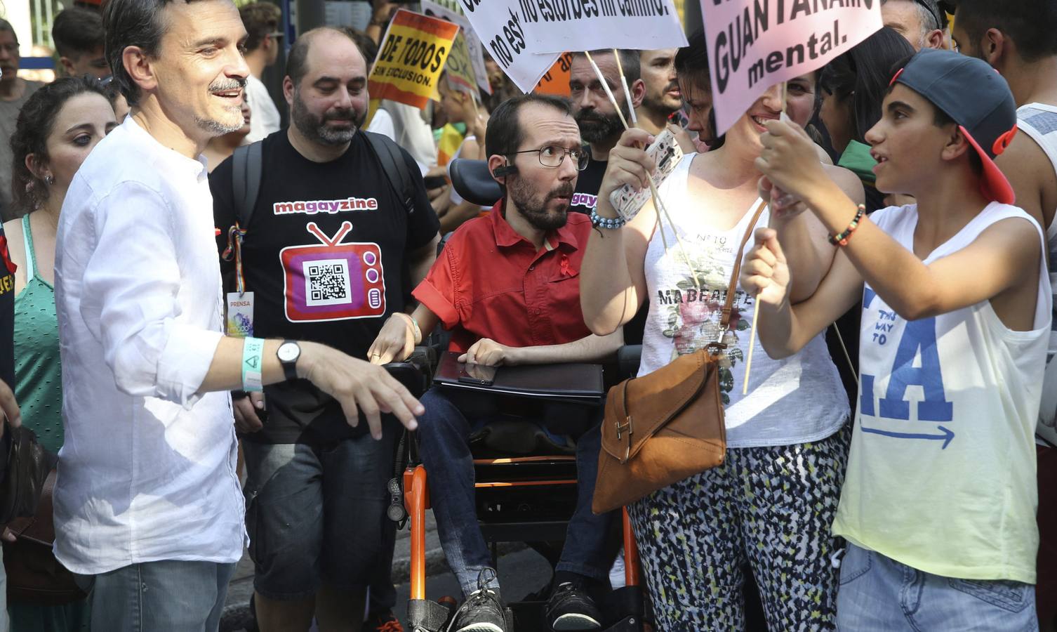 El líder de Podemos en Aragón, Pablo Echenique.