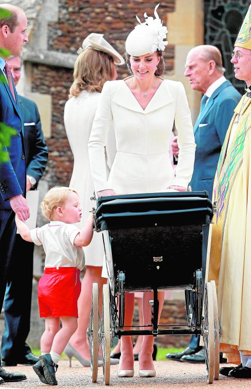 La princesa Carlota de Inglaterra, bautizada en la intimidad