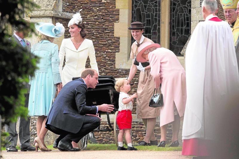 La princesa Carlota de Inglaterra, bautizada en la intimidad