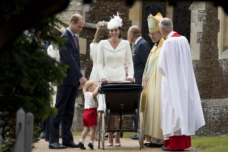 La princesa Carlota de Inglaterra, bautizada en la intimidad