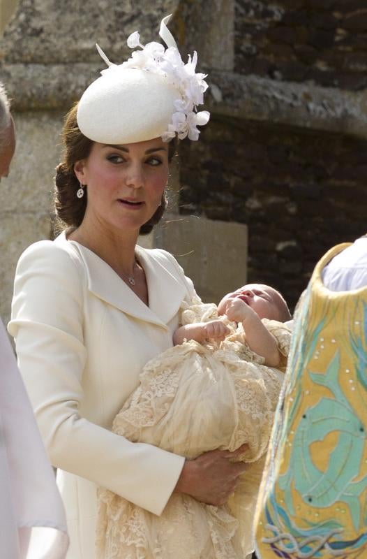 La princesa Carlota de Inglaterra, bautizada en la intimidad