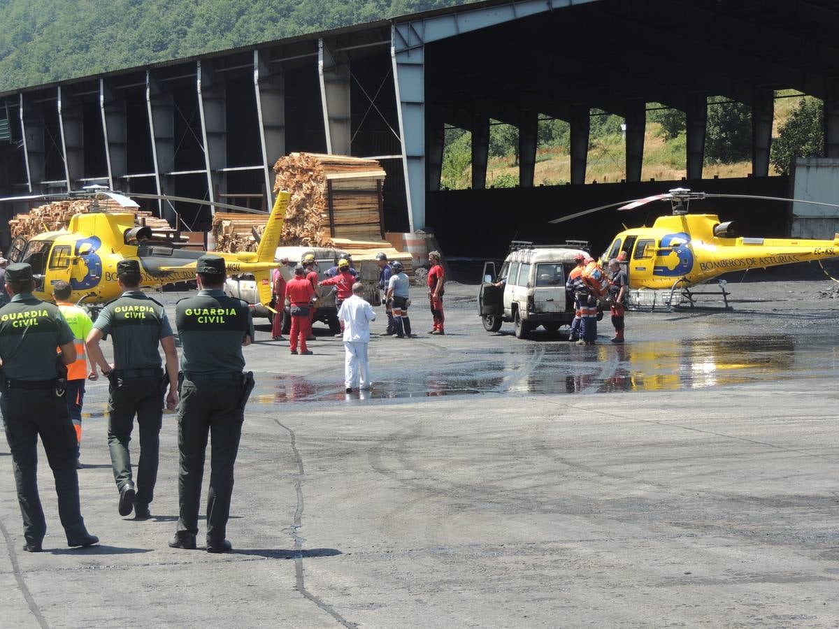 Accidente en una mina de Cerredo