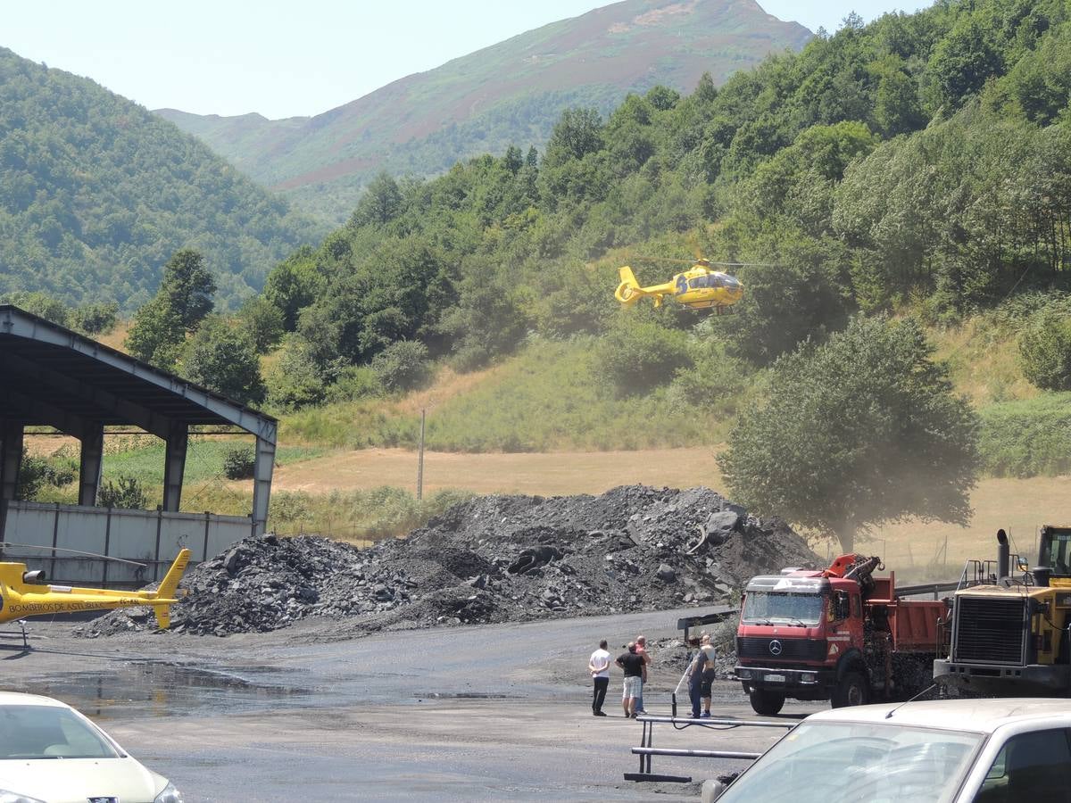 Accidente en una mina de Cerredo