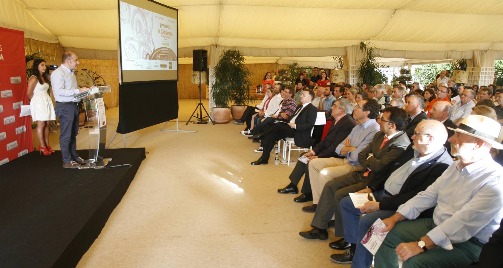 El director editorial de Vocento, Benjamín Lana, en un momento de su intervención.