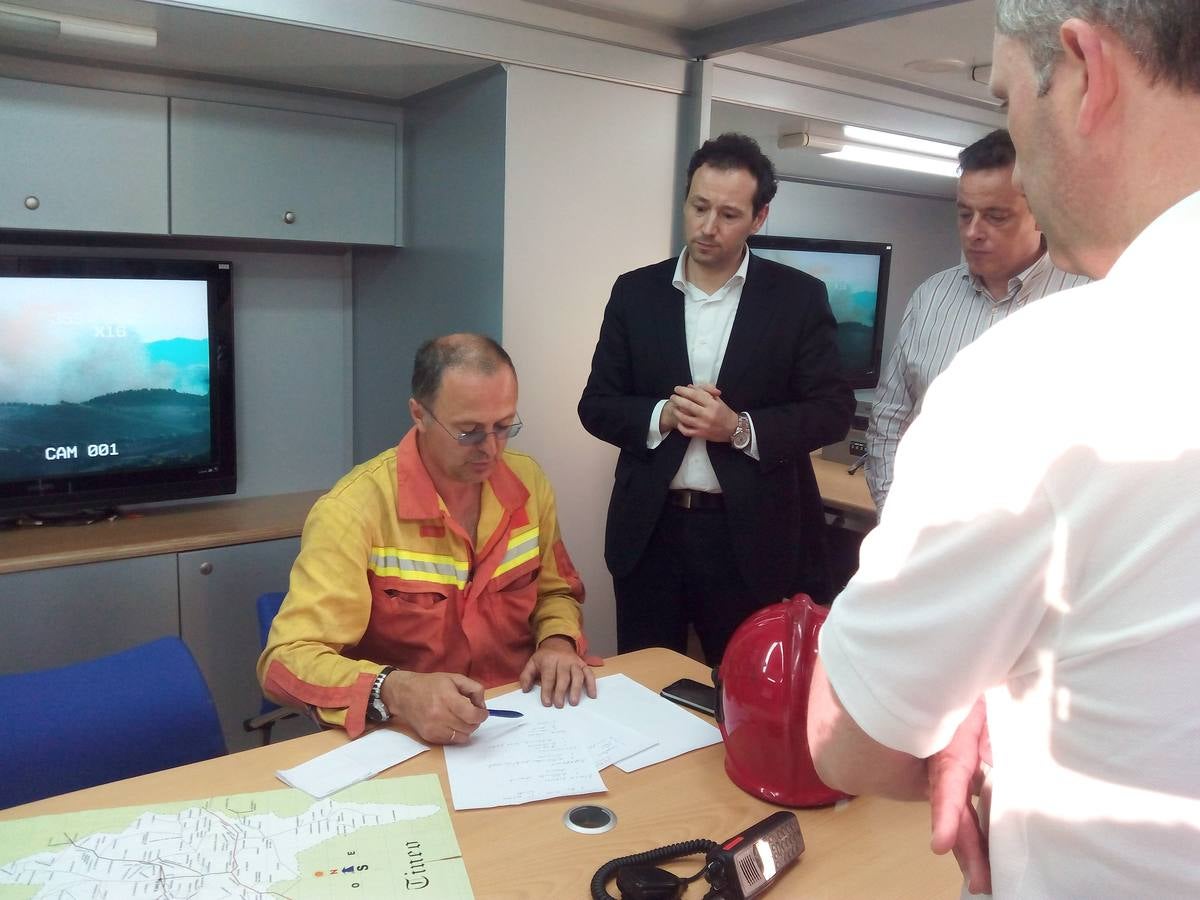 La amenaza del fuego en Tineo