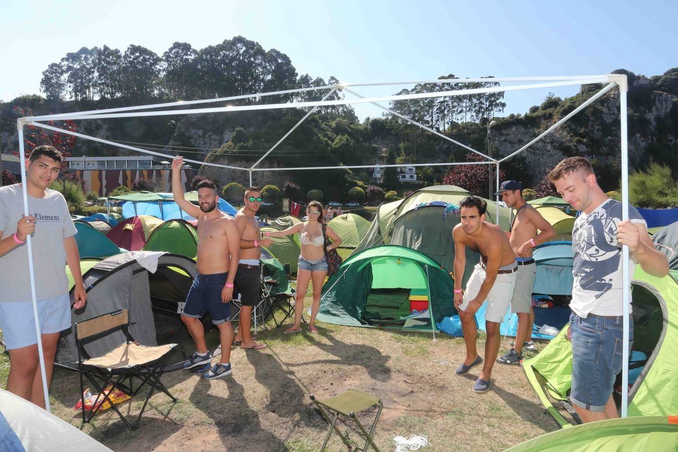 El campamento de los selleros