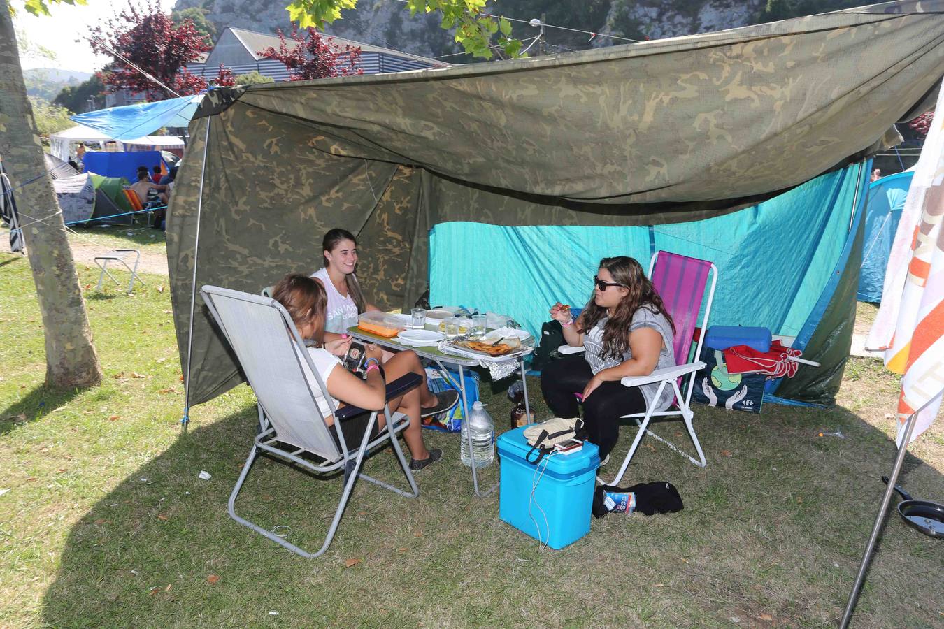 El campamento de los selleros