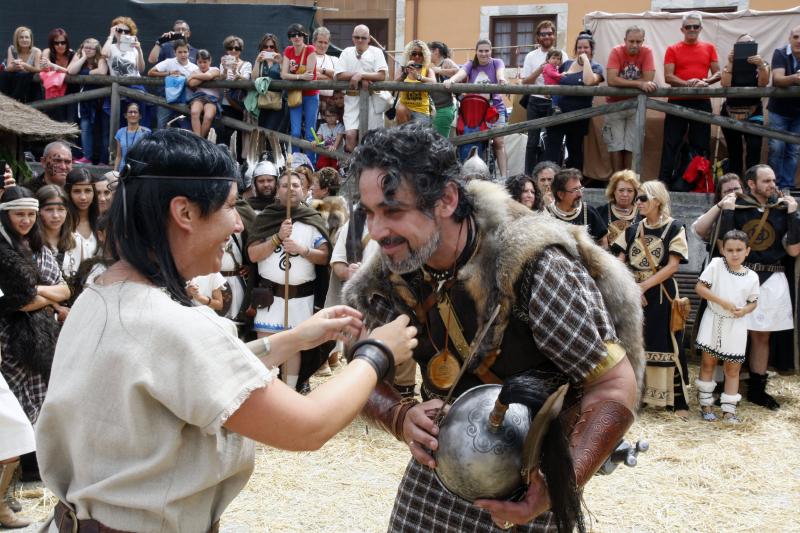 Astures y romanos se enfrentan en la batalla de Carabanzo